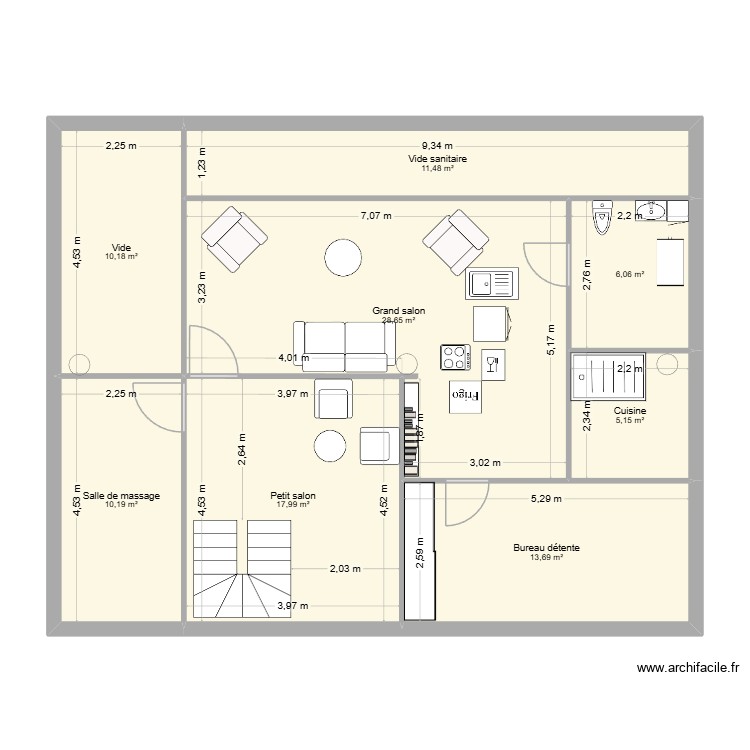 CAB CLEM MEZZANINE 2. Plan de 0 pièce et 0 m2