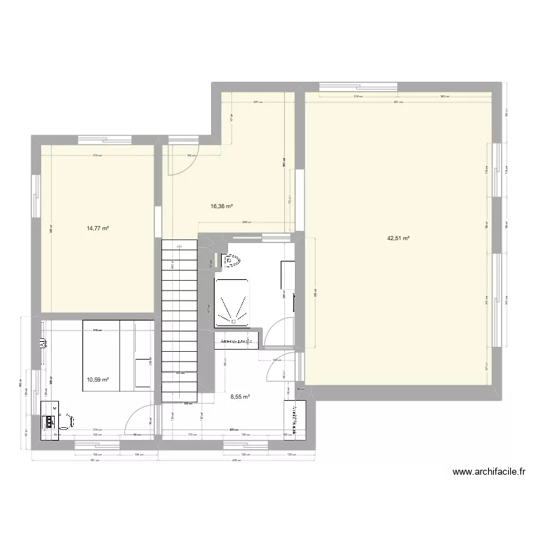 Villa ATT. Plan de 