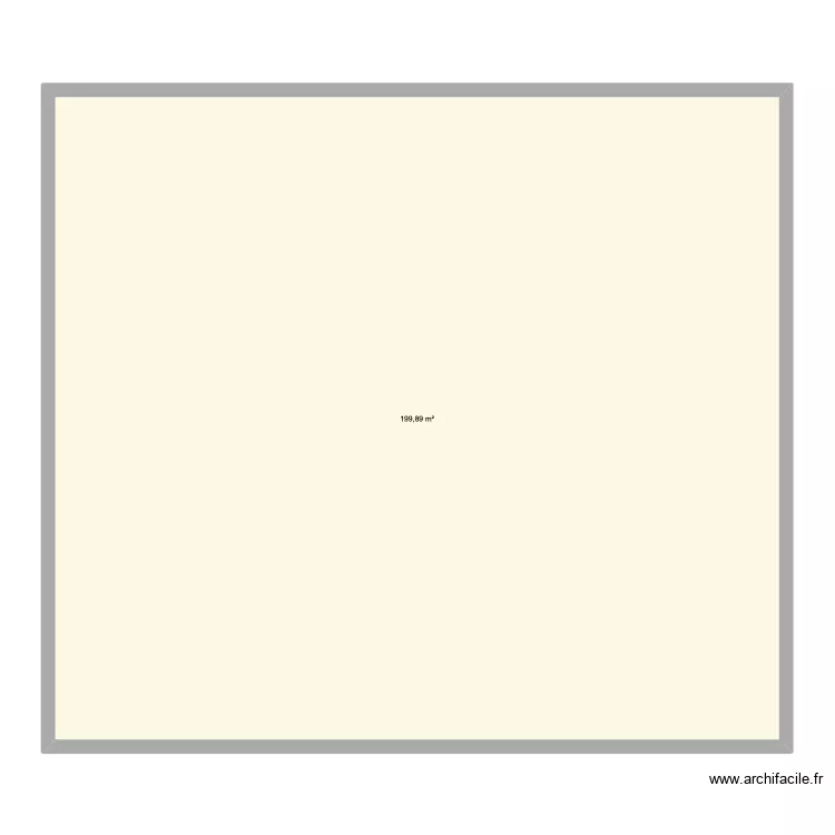 plan anniversaire. Plan de 1  et 200 m²