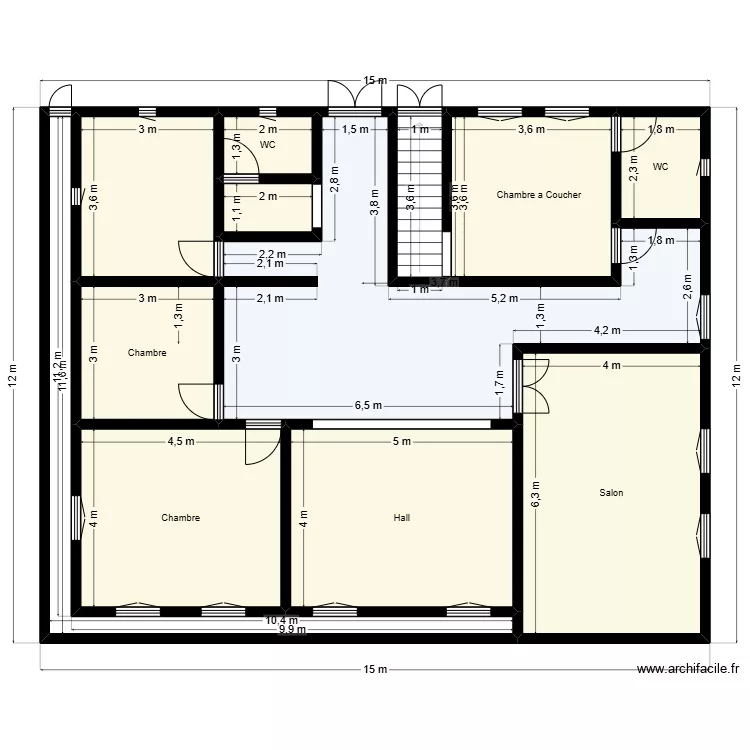 Plan de terrain 15mx12m Client 37 15 83 83 v3. Plan de 