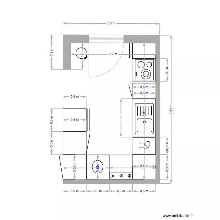 Le Président - cuisine_v08.04. Plan de Le Président - cuisine_v08.04. Plan de