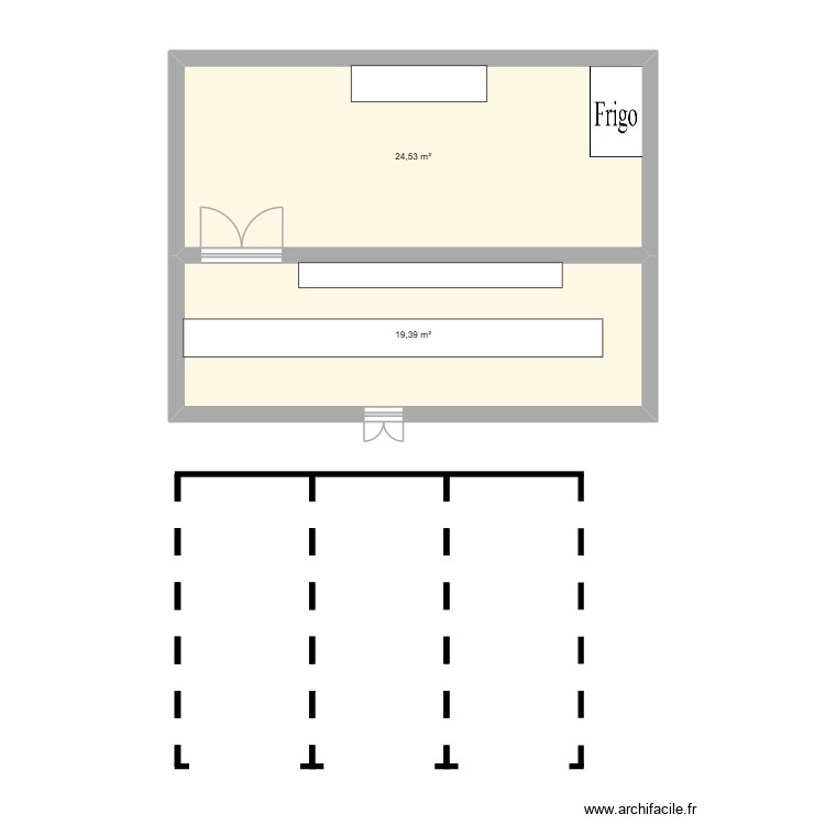 rrrr\'eee. Plan de 0 pièce et 0 m2