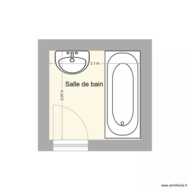 BOURQUARDEZ Nicole. Plan de 1  et 4 m²