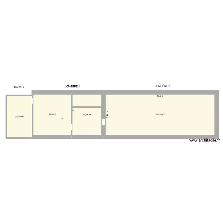 LONGERE LANGUI. Plan de LONGERE LANGUI. Plan de