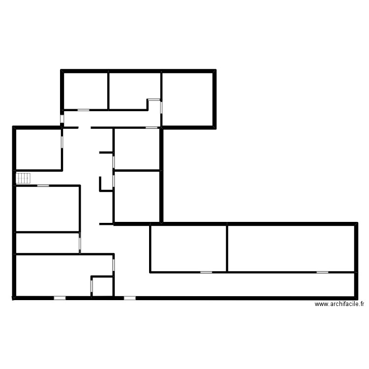 LMG notaire. Plan de 12 pièces et 189 m2
