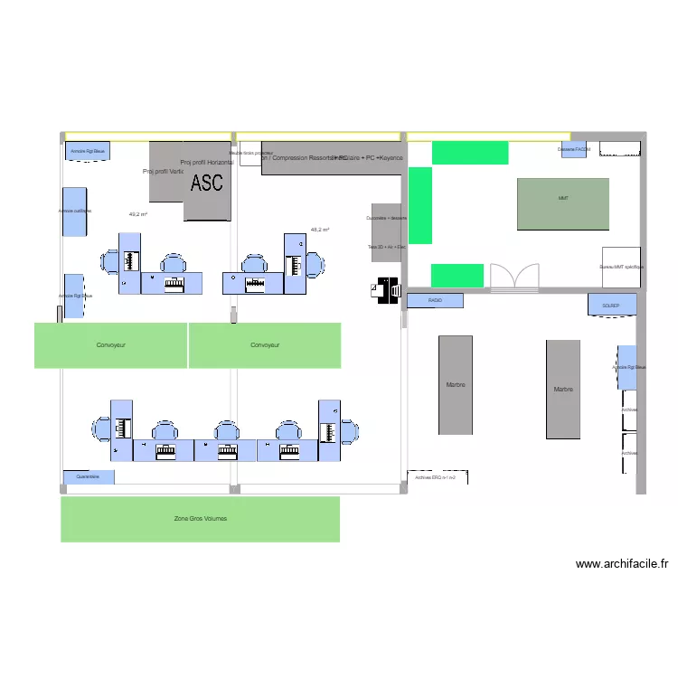 Zone Contr&ocirc;le_V2. Plan de 