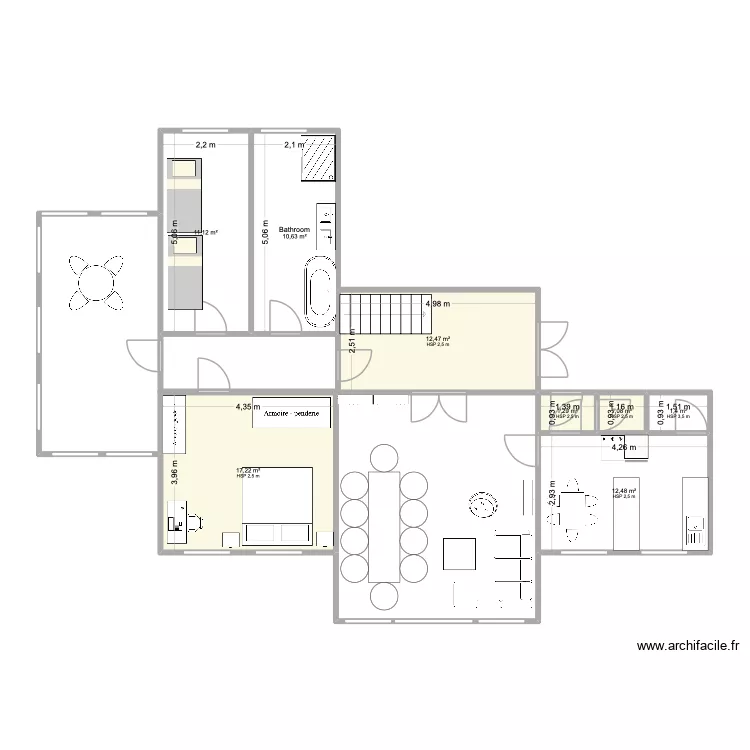Grundriss_WohnungBouton. Plan de 8 et 68 m² Grundriss_WohnungBouton. Plan de 8 et 68 m²