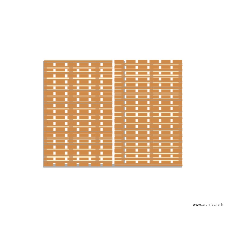 terrasse. Plan de 0 pièce et 0 m2