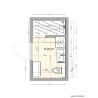 Salle de bain PM 8 douche 175x80