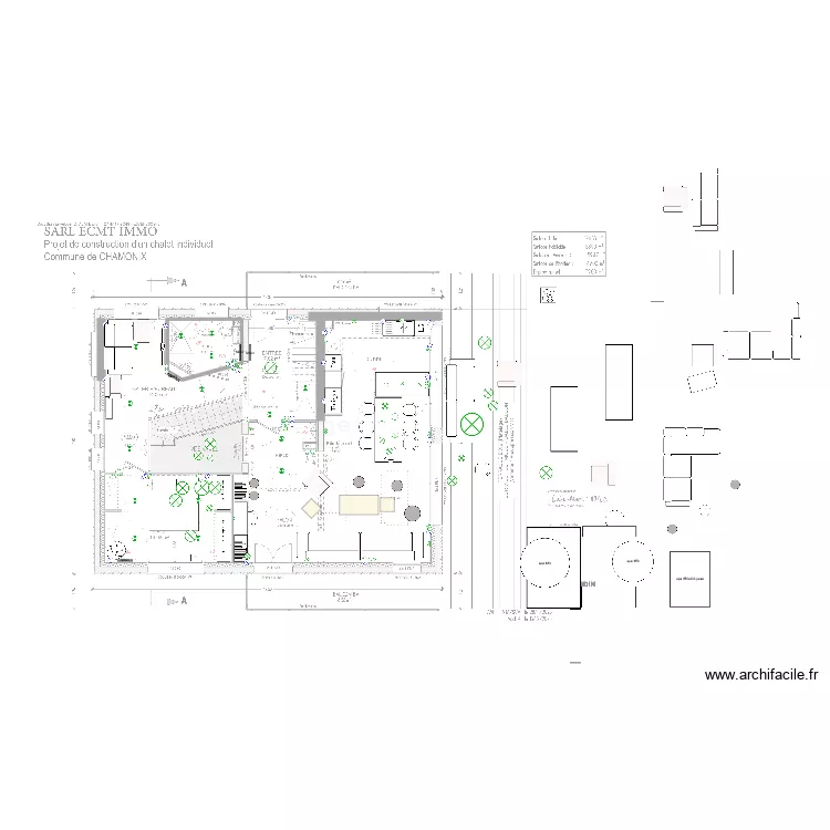 Songenaz R0 Ter. Plan de 1 pièce et 5 m²