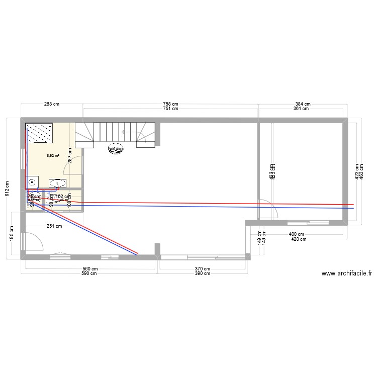 Les Mouettes       Plomberie. Plan de 0 pièce et 0 m2