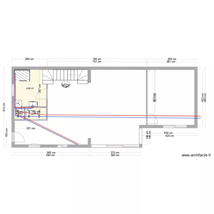 Les Mouettes       Plomberie. Plan de 