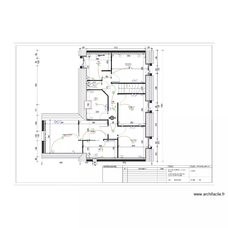 SARBAC ETAGE ELEC. Plan de 