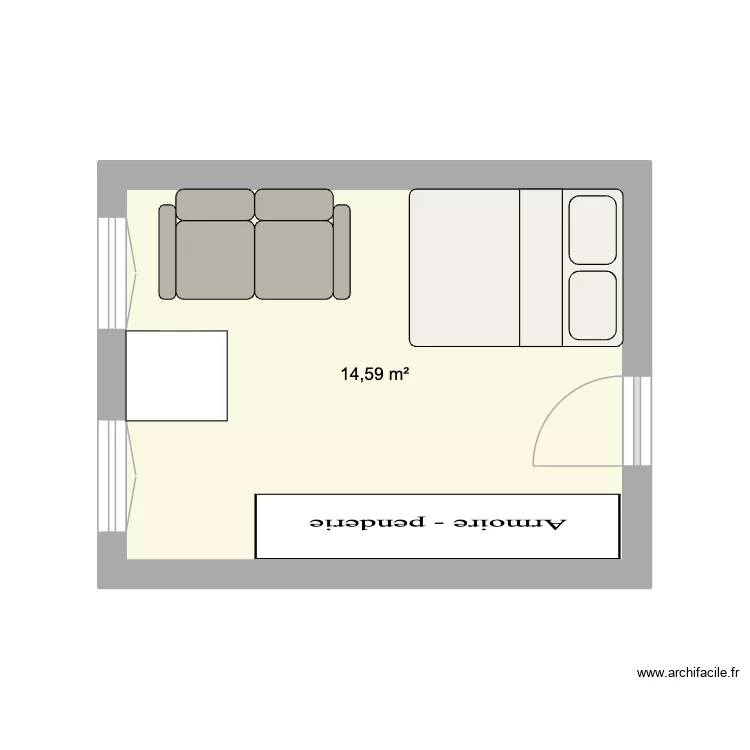 appart. Plan de 1 et 15 m² appart. Plan de 1 et 15 m²