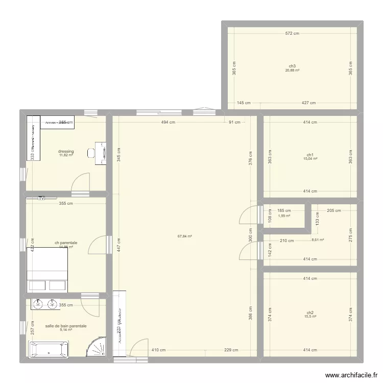 idee maison. Plan de 