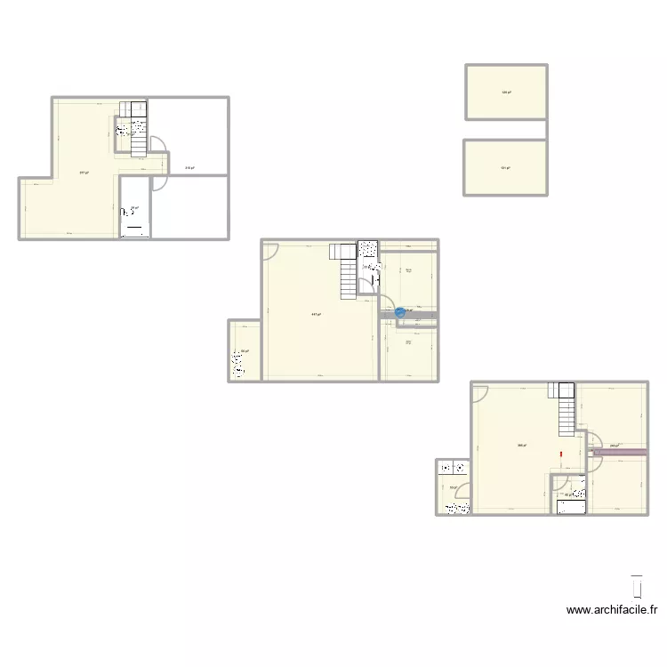 2e Ave sous sol 6. Plan de 14 pièces et 233 m²
