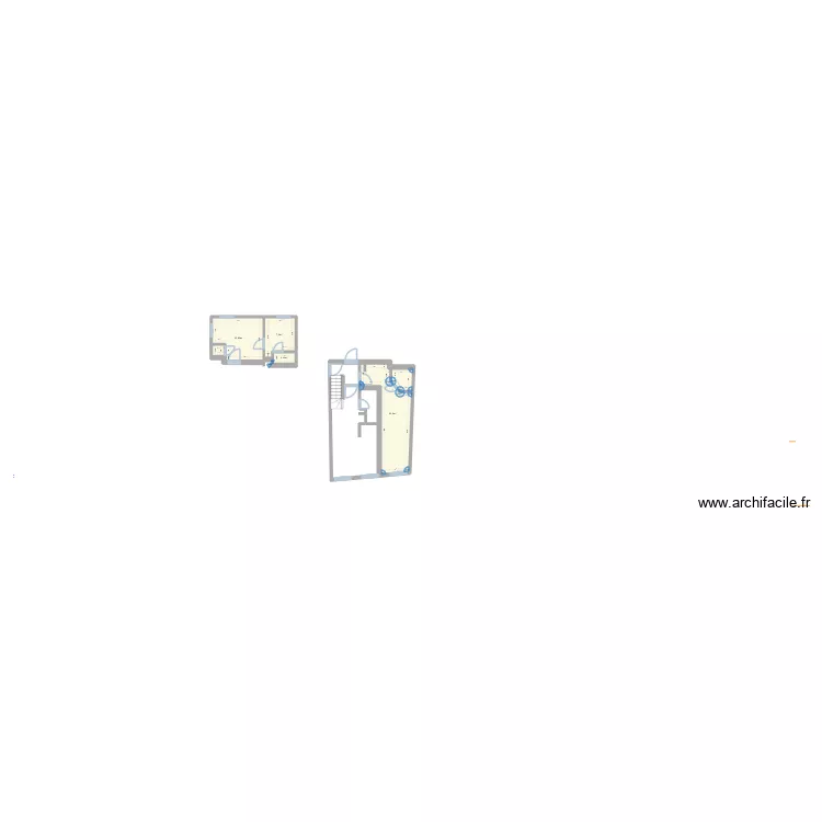 R+3 20/02 SANS MEUBLES. Plan de 5 et 46 m² R+3 20/02 SANS MEUBLES. Plan de 5 et 46 m²