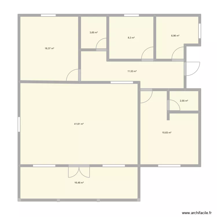M. NZOMENE. Plan de 9  et 123 m²