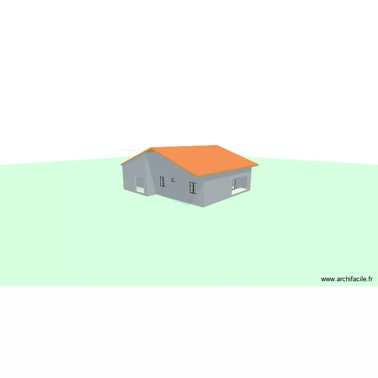 eau blanche 2026. Plan de 20  et 239 m²