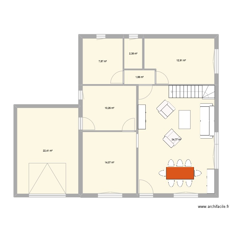 Maison Lesneven. Plan de 0 pièce et 0 m2