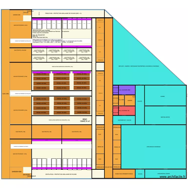 Strasbourg - DC. Plan de 