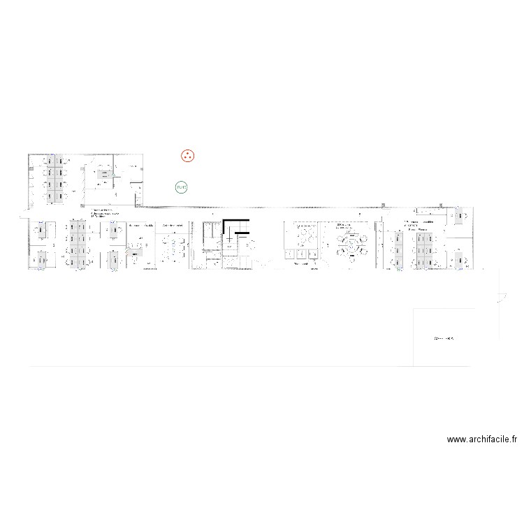 rdc 1. Plan de 0 pièce et 0 m2