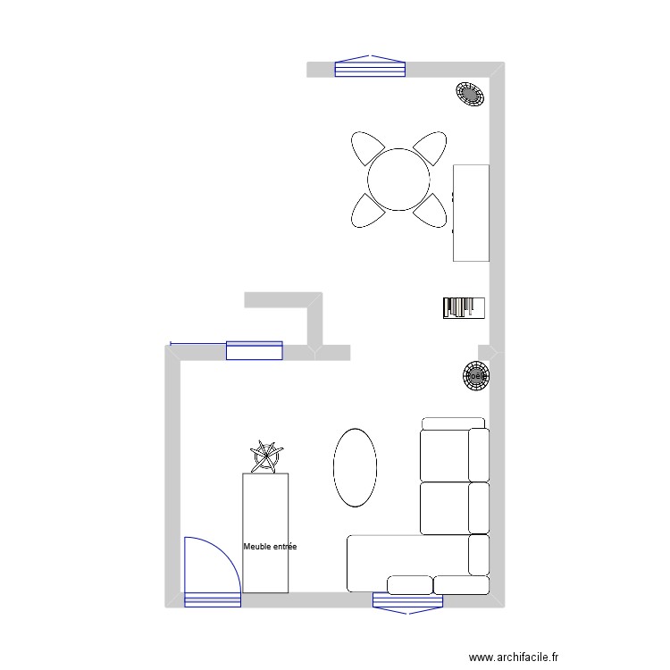 SALON. Plan de 0 pièce et 0 m2
