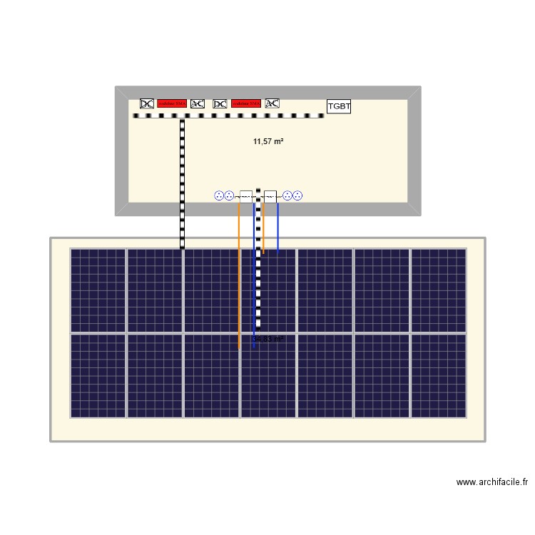 plan total. Plan de 0 pièce et 0 m2