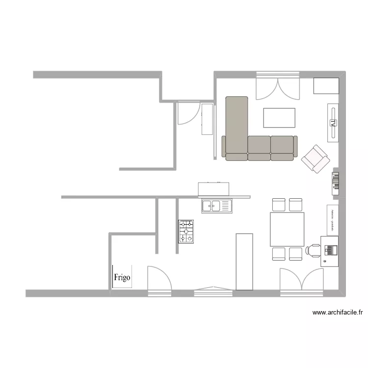 Plan Cuisine PROJET. Plan de Plan Cuisine PROJET. Plan de