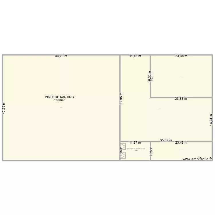hyperzone. Plan de 5  et 3192 m²