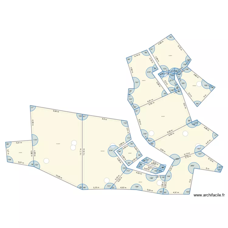 Къща Пещера - Двор. Plan de 13 et 573 m² Къща Пещера - Двор. Plan de 13 et 573 m²