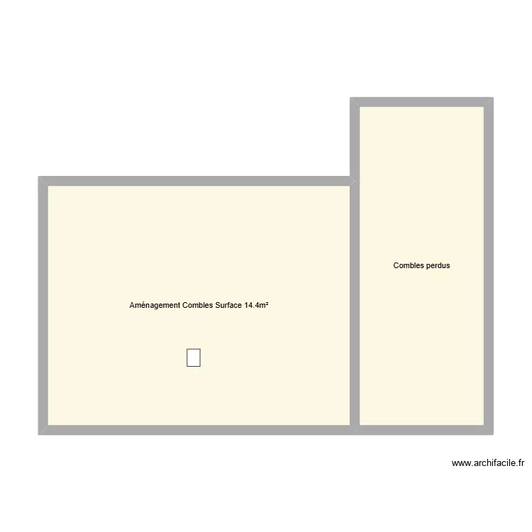 PLAN R+1 BARRET. Plan de 2 Pièces et 61 m²