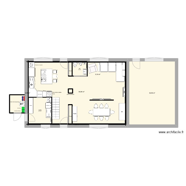 festigny MOI RDC. Plan de 0 pièce et 0 m2