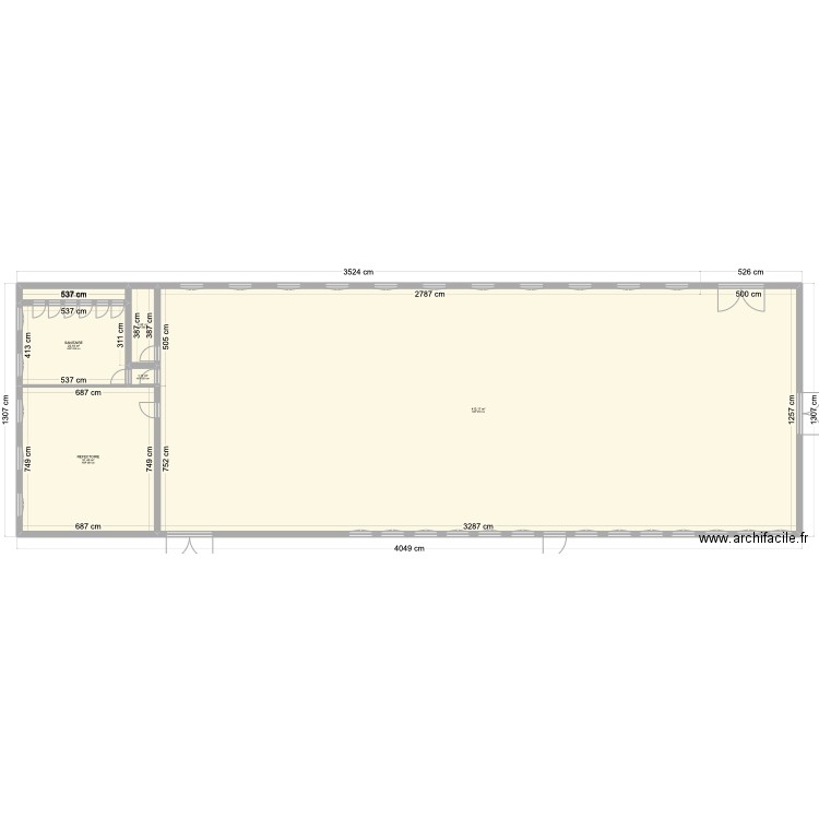 Sous sol Grand Atelier. Plan de 0 pièce et 0 m2