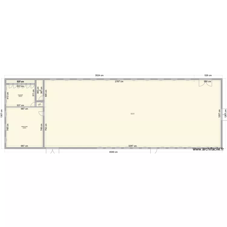 Sous sol Grand Atelier. Plan de Sous sol Grand Atelier. Plan de