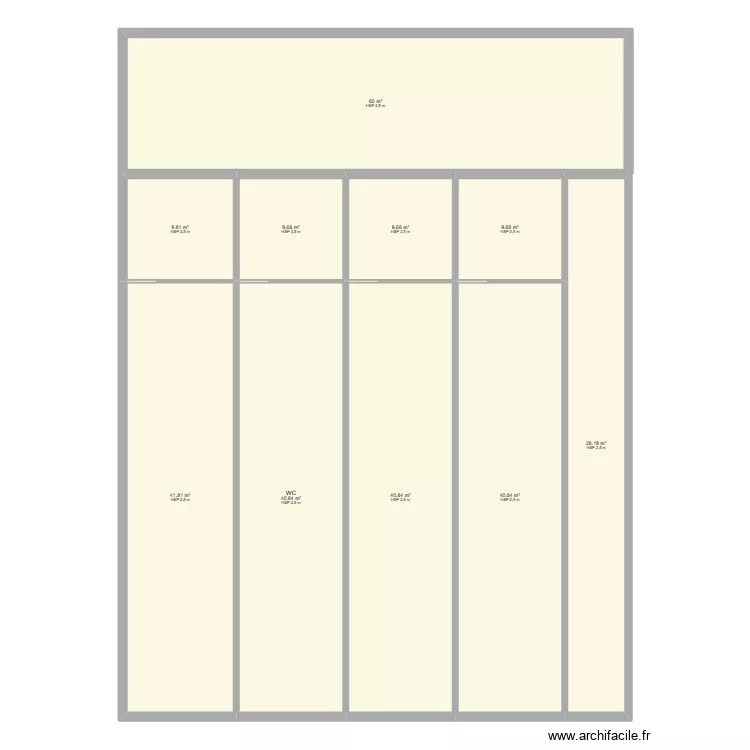 Boutiques. Plan de 10 Pièces et 291 m² Boutiques. Plan de 10 Pièces et 291 m²