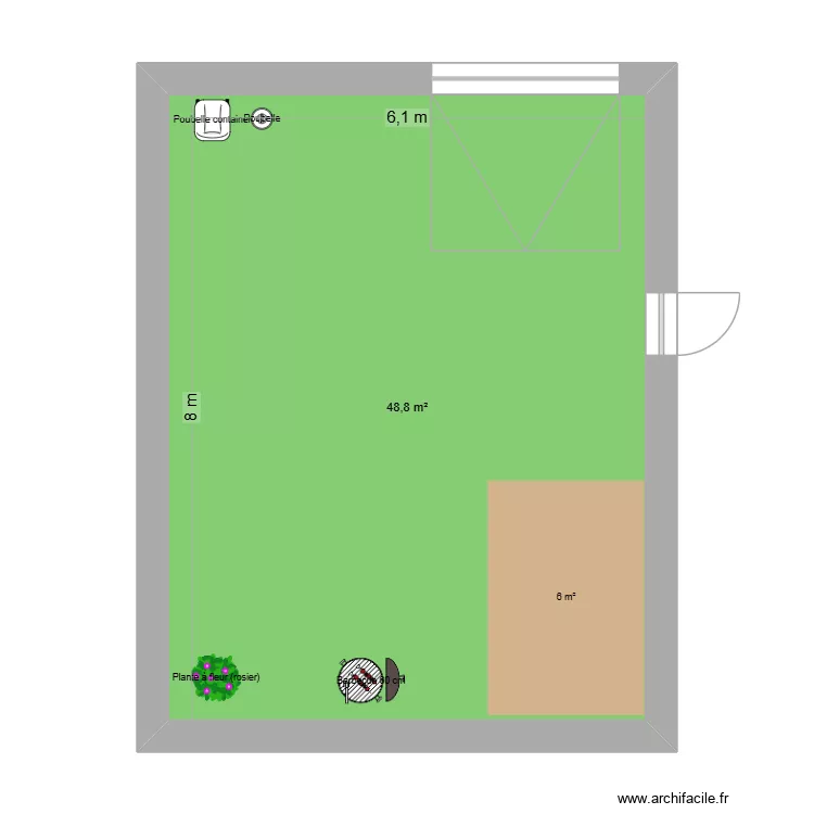 marthes. Plan de 1 Pièce et 49 m² marthes. Plan de 1 Pièce et 49 m²