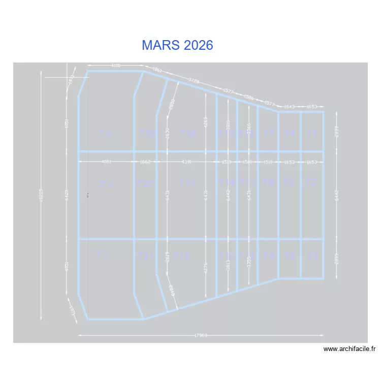 Plateau  2026. Plan de 