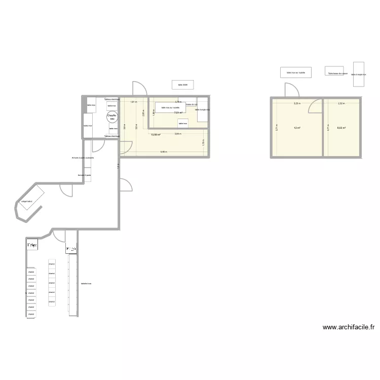 Plan seb sous sol. Plan de 4 Pièces et 42 m² Plan seb sous sol. Plan de 4 Pièces et 42 m²
