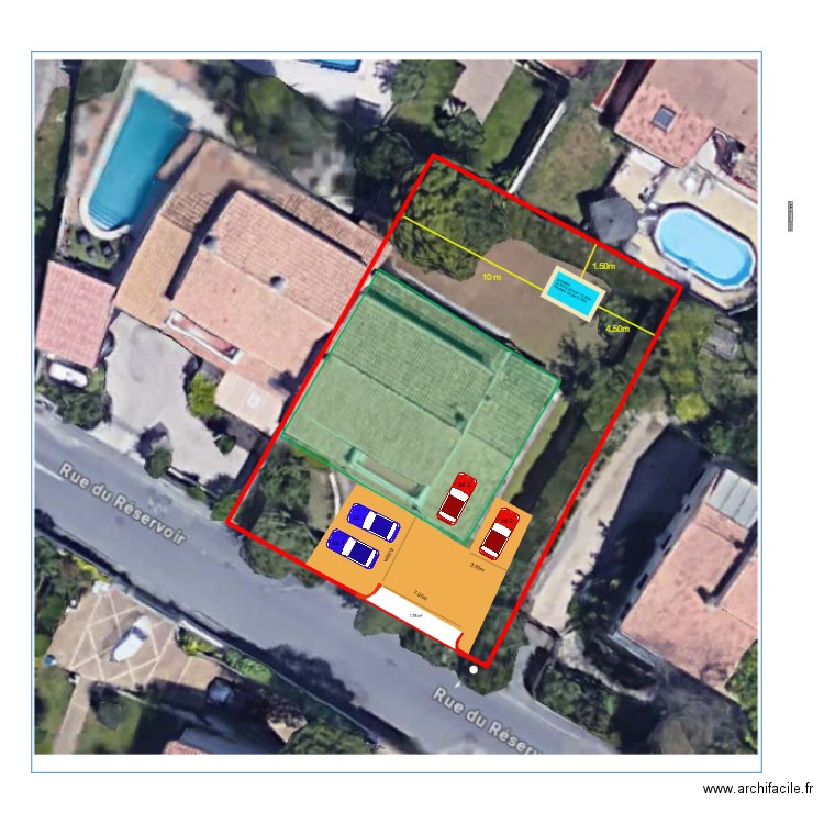 parking 5. Plan de 0 pièce et 0 m2