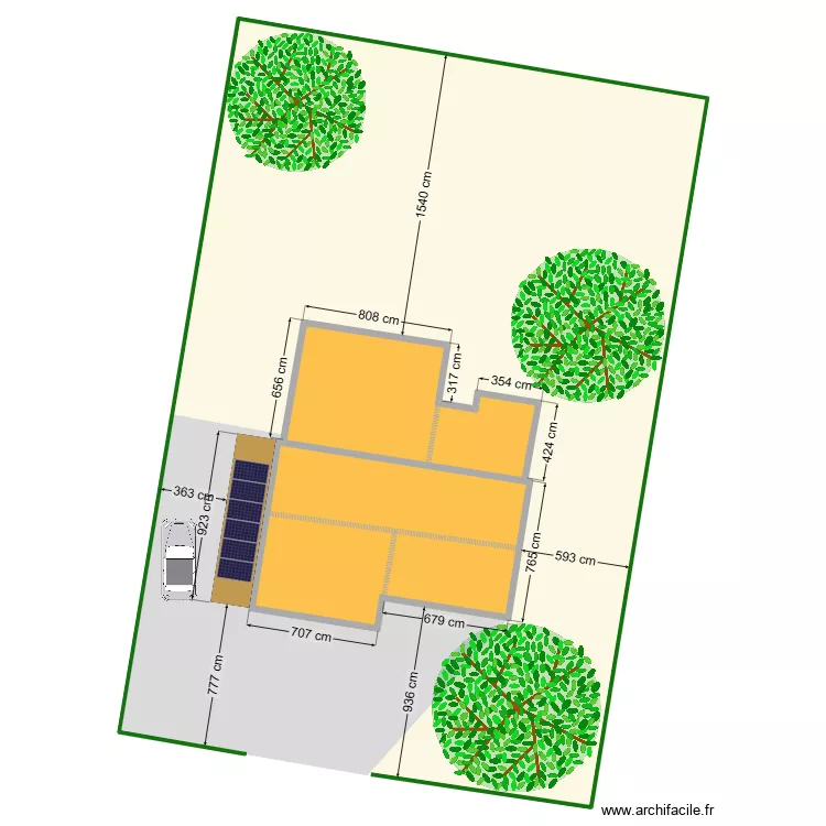AURIGNY MARIE-ANDRE . Plan de 