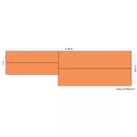 PLAN ECURIES AVEC TOIT ORIGINE 2 D
