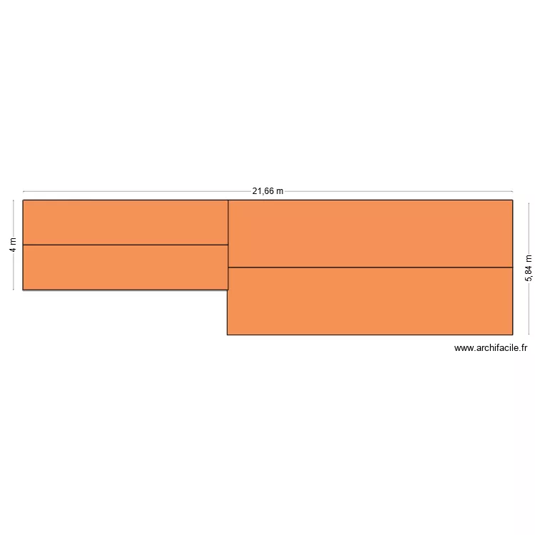 PLAN ECURIES AVEC TOIT ORIGINE 2 D. Plan de 2  et 65 m²