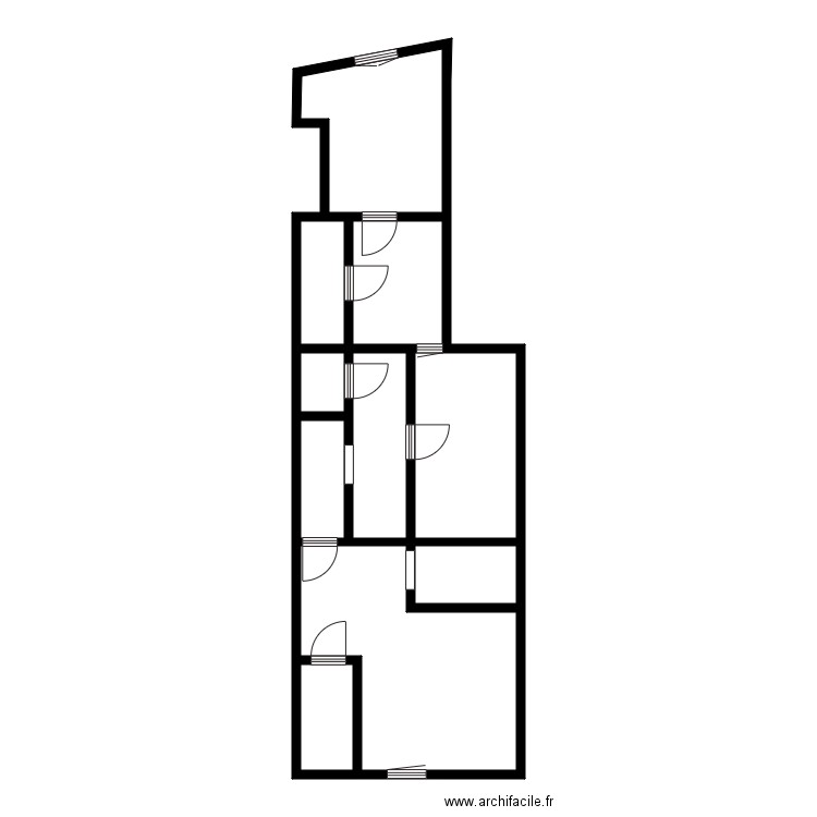 DUPONT. Plan de 26 pièces et 241 m2