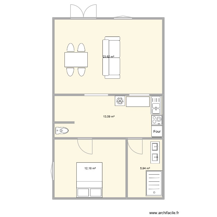 Caré 2. Plan de 0 pièce et 0 m2 Caré 2. Plan de 0 pièce et 0 m2