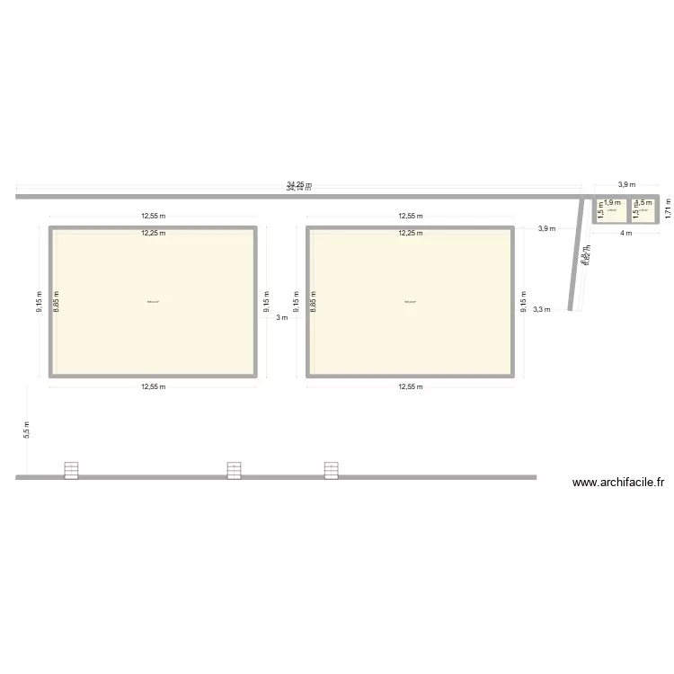 maisons tout. Plan de 