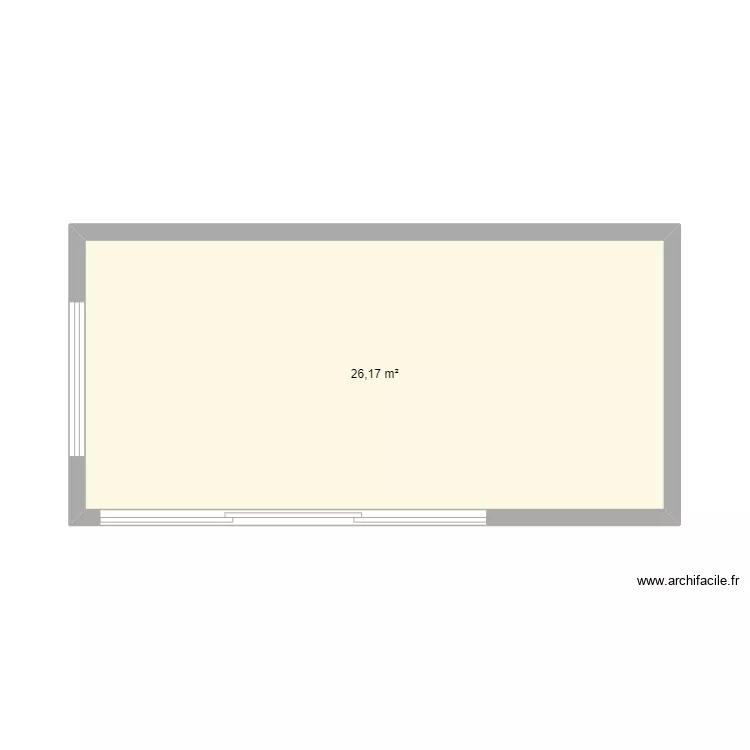 Studio jardin. Plan de 