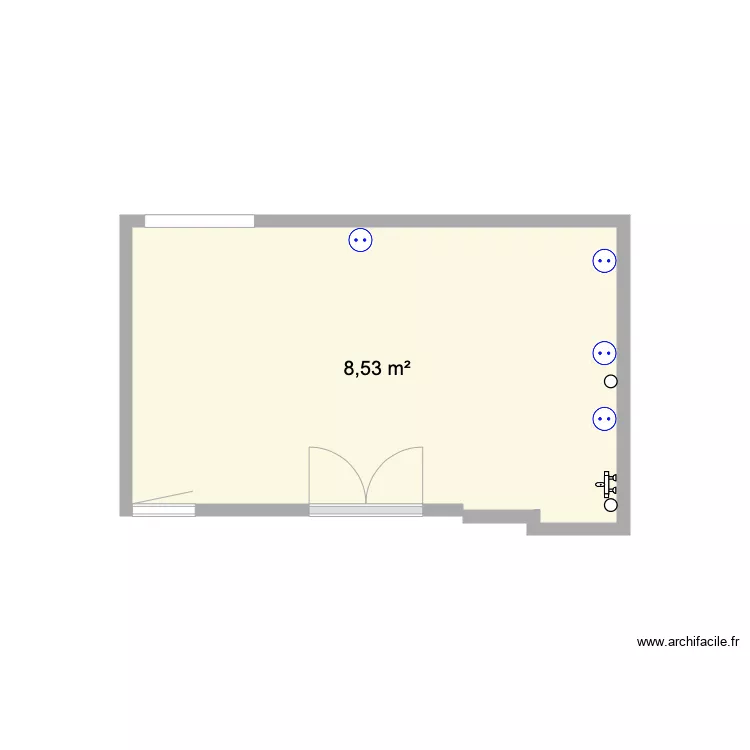 Plan cuisine Bordighera. Plan de 