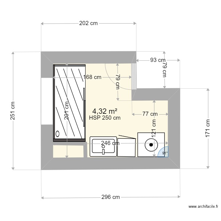 sdb lio. Plan de 0 pièce et 0 m2