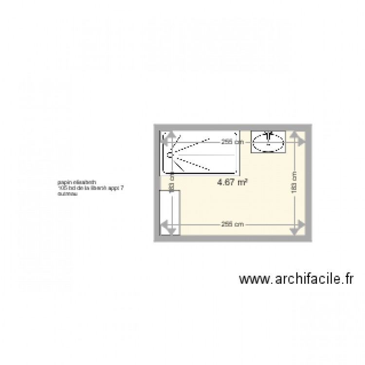 PAPIN ELISABETH . Plan de 0 pièce et 0 m2